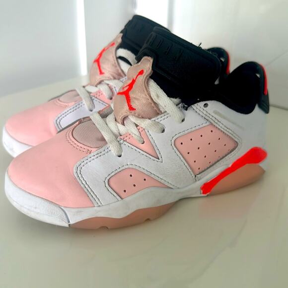 Jordan 6 Retro Low White/Atmosphere-Infrared 23 (DV3528 102) - 3 - Picture 7 of 9